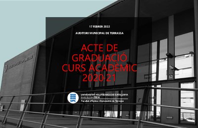 Acte Graduació Curs Acadèmic 2020·21