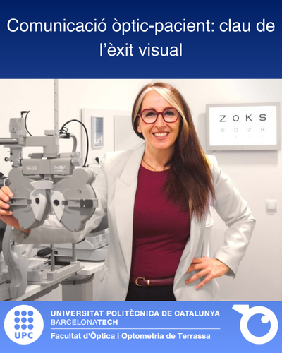 La comunicació entre òptic optometrista i pacient, clau per a l’èxit de les solucions en salut visual