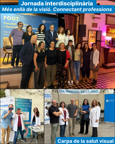 La FOOT celebra el Dia Mundial de la Visió amb activitats per a la ciutadania i la primera Jornada Interdisciplinària "Més enllà de la visió: Connectant professions"