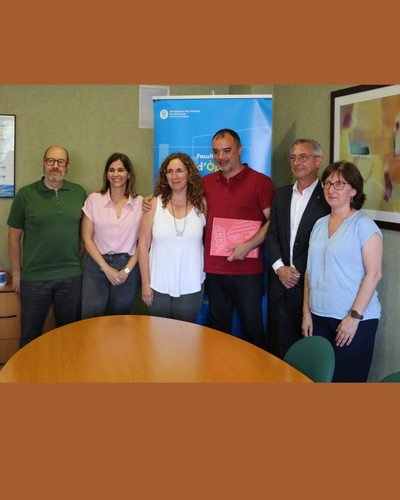 L’alcalde de Terrassa, Jordi Ballart, visita la Facultat d’Òptica i Optometria i el Centre Universitari de la Visió