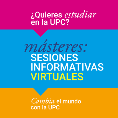 El próximo día 21 de abril a las 12:30 se realizará una sesión informativa online en relación a los estudios de Máster vinculados a la FOOT.