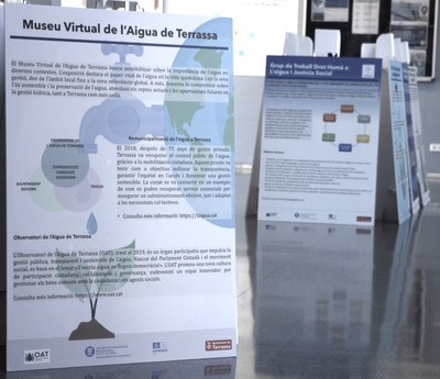 Exposición del Museo Virtual del Agua de Terrassa en la FOOT